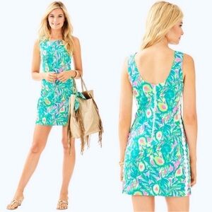 🥑NWOT Lilly Pulitzer Guac and Roll Mila Shift Dress, Size 4